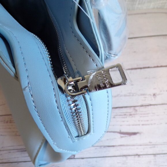 Steve Madden BCharmy Purse, Blue Haze Satchel - Picture 8 of 10